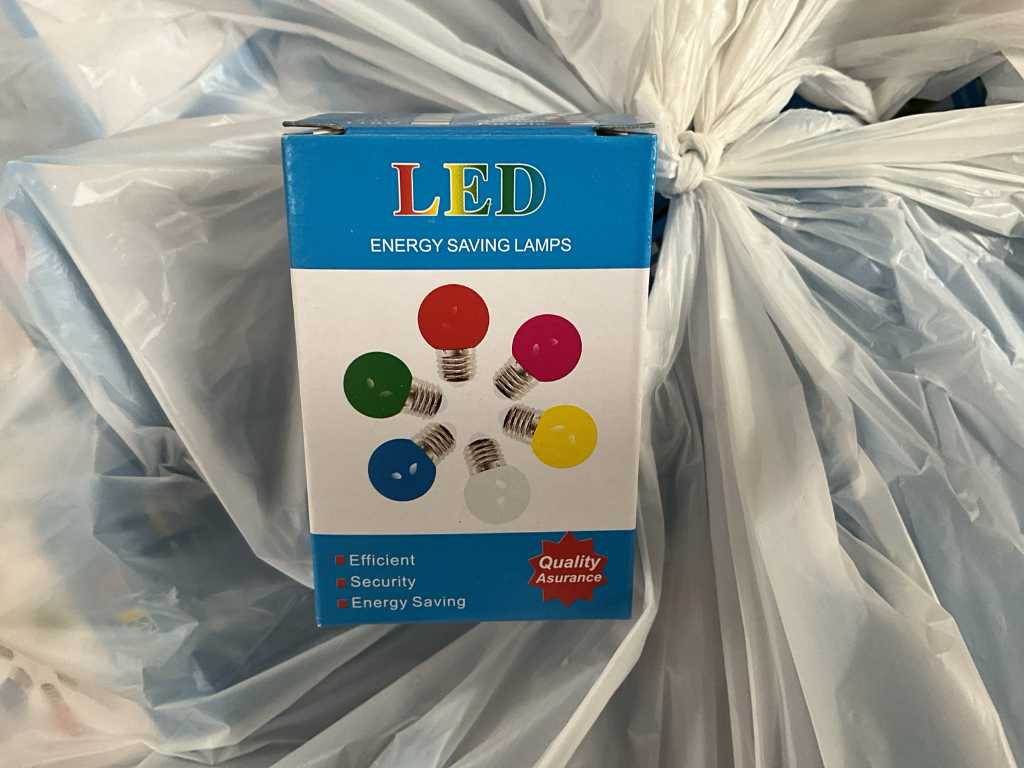 50x mix Colored LED bulb 1W