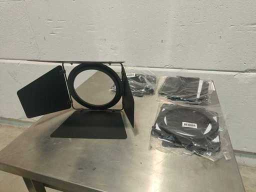 Highlight showtec barndoor per Stagebeam 650/1000W 4 pezzi