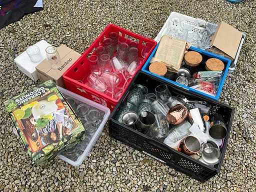 Various Cocktail/mix glasses