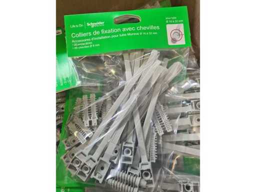 SCHNEIDER - BORSA DA INSTALLAZIONE 20 CAVI 16X32MM CON SPINE D8 FILETTATE (10x)