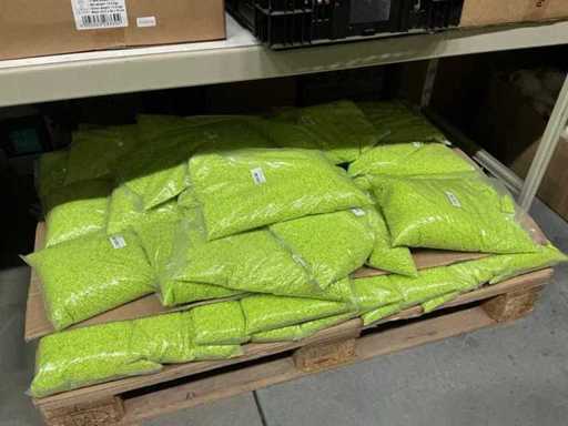 Lot Grains 2-3 mm apple green special 5 (45x)