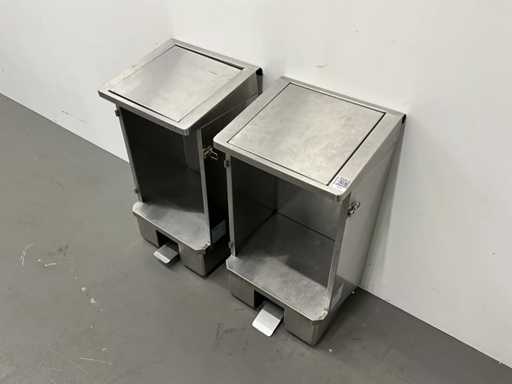 RVS pedaalemmer (2x)