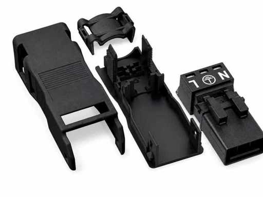Distribution H Wago F-MF 3 pôles SW. + clip de verrouillage - 770-635