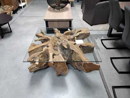 Masă de cafea cu morcovi 80x80