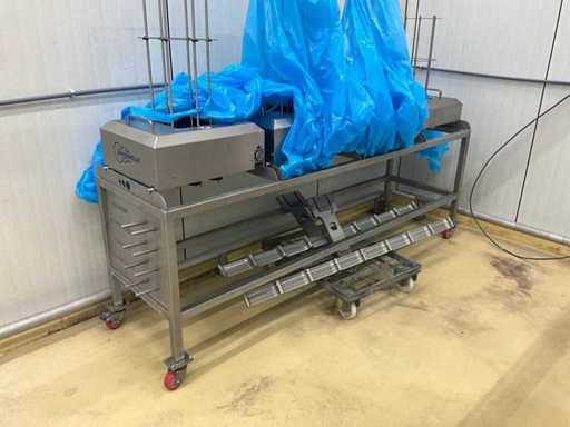 Burgmetaal Stainless Steel debunker equipped with 4 units