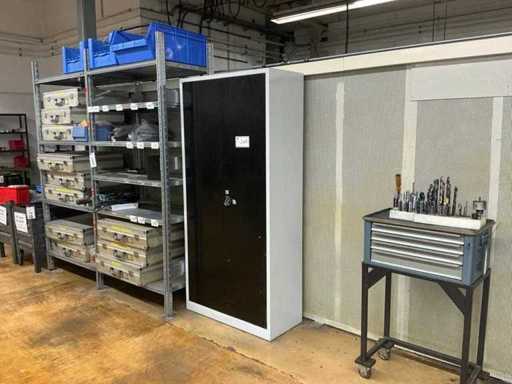 Tool cabinet with contents