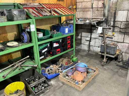 Various tools and fasteners