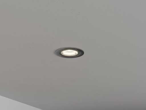 GU10 recessed fixture with lamp holder(100x)