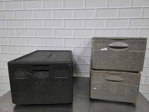 Boîte chauffante traiteur (3x)