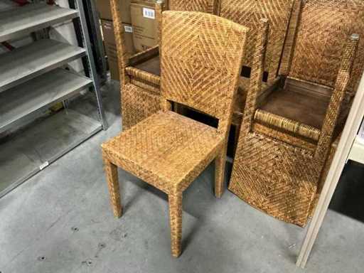 Stoelen zithoogte 46,5cm (6x)
