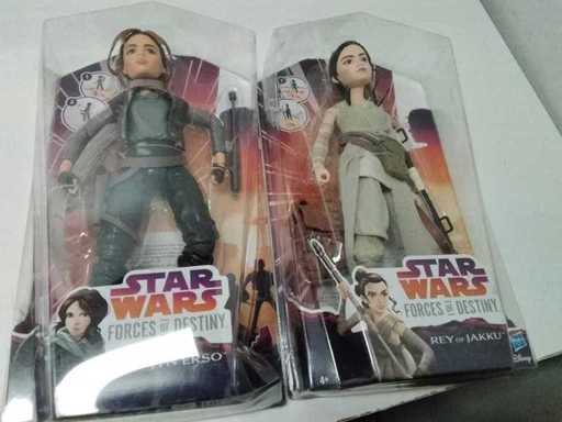 Jyn Erso/Rey/Jakka - Poupées originales de Star Wars. (9x)