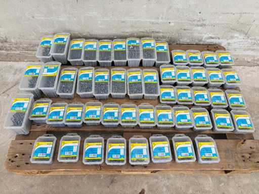 BRICORAMA (x52 Boxen) Spitze / Nagel – Verschiedene Köpfe / Durchmesser / Länge 