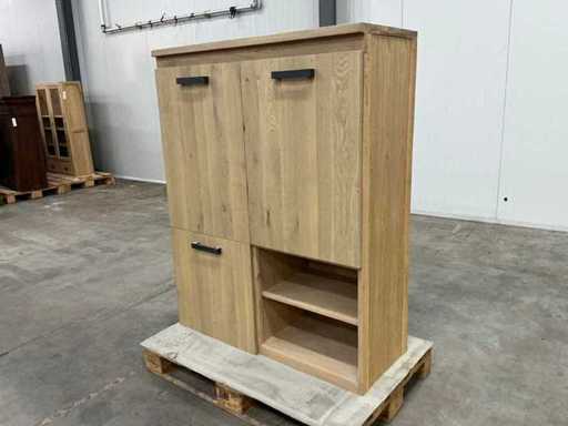 Dębowa szafa magazynowa, 140,5x110x45cm