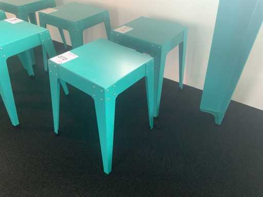 Lensvelt Sgabello "Piet Hein Eek" serie in alluminio (2x)