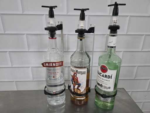 Vodcă, rom, Bacardi sticlă de 3 litri (3x)