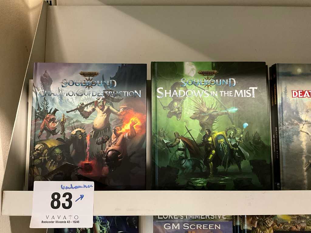 8 diverse boeken WARHAMMER FRP
