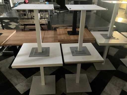 Various restaurant table/brasserie tables (7x)