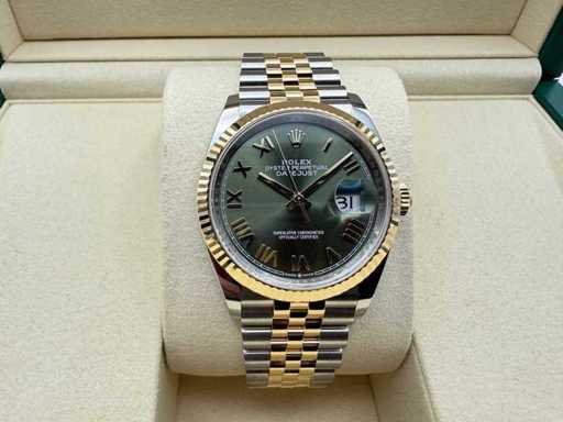 Rolex Datejust 36 126233 | Green Roman Dial | Jubilee | Unworn | 2026