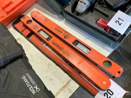 Nedo 600 winkeltronic Hoekmeter (2x)