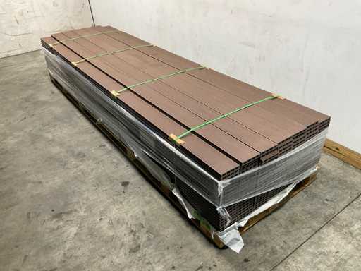 Kompozytowa deska Bamdura - orzech włoski - 360x14,6x2,5 cm (70x)