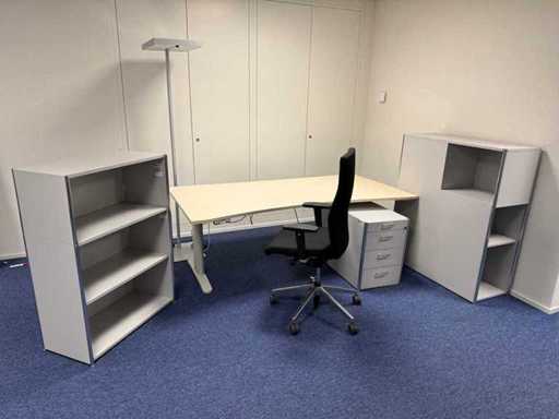 Clearance of office furniture and inventory.