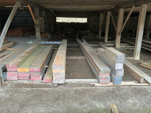 Różne drewniane belki i deski (26x)