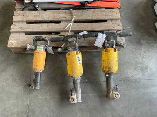 ATLAS COPCO Pneumatic Demolition Hammers (3x)