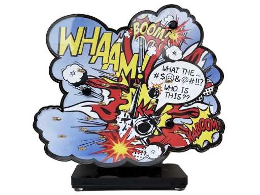 Ad van Hassel - Fata aia e a mea - sculptură acrilică