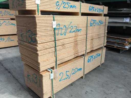 OSB sheets 22mm 675x2500mm (70x)