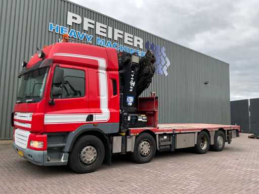2007 DAF CF85 Vrachtwagen met laadkraan 17 meter