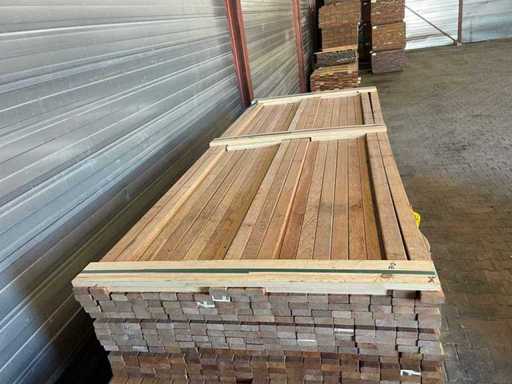 Lames rabotées Angelim Pedra 2450x45x20mm (164x)