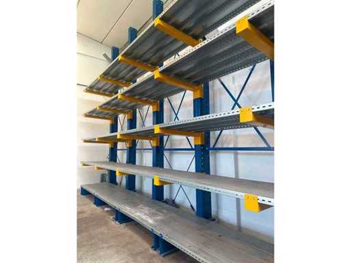 2016 LEONI SISMO Cantilever shelving without content (1200 depth)