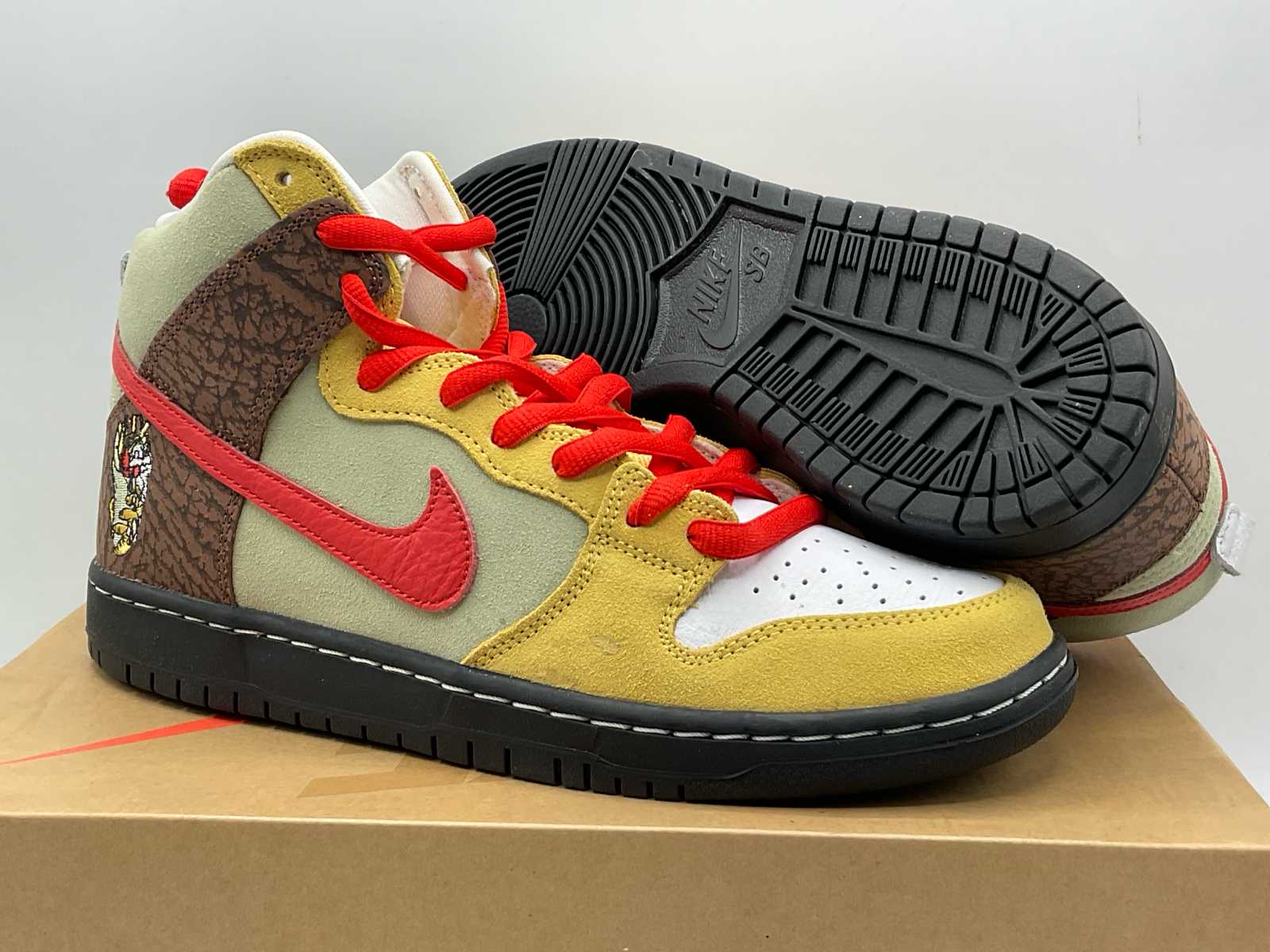 Nike SB Dunk High Color Skates Kebab and Destroy Sneakers 42