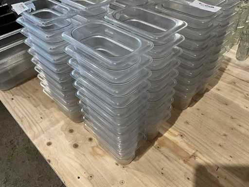Plastik-Gastronorm-Tablett GN 1/9-100 (20x)