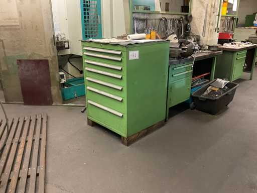 Assortiment freesgereedschap inclusief ladekast