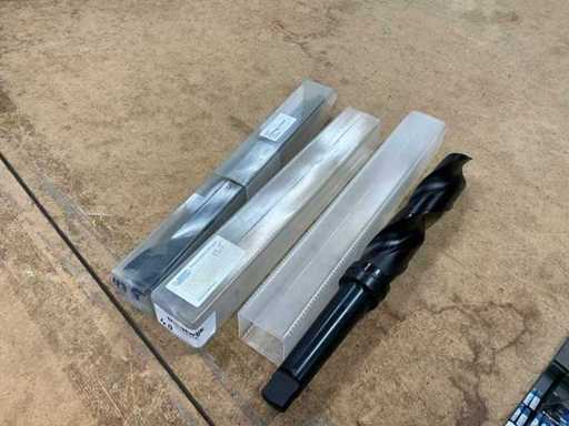 DIN 345 Type N HSS Twist Drill with Morse Taper 42.50 mm (2x)