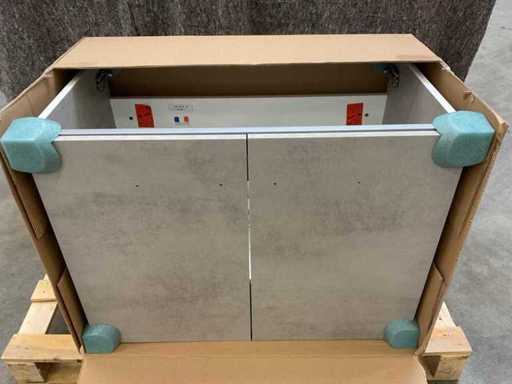 Armoire lavabo Sanijura Mundo 80cm