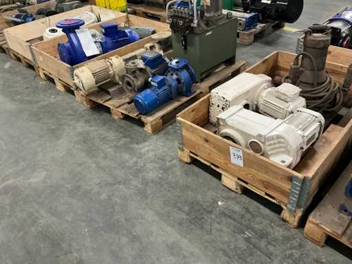 Various pump unit and machine parts
