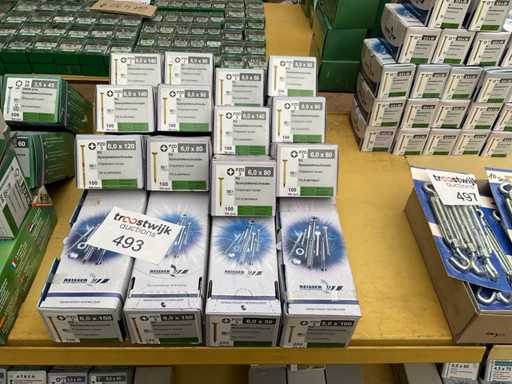 16 boxes of chipboard screws