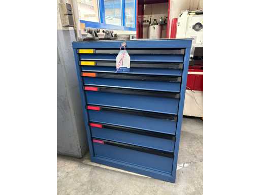   Werkstattschubladenschrank mit Inhalt