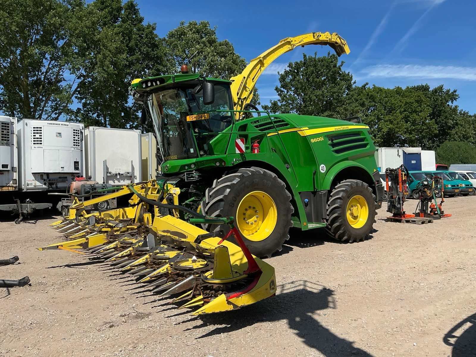 2018 John Deere 8600i Feldhäcksler-Kombination, Loszusammensetzung: 370, 371, 372,