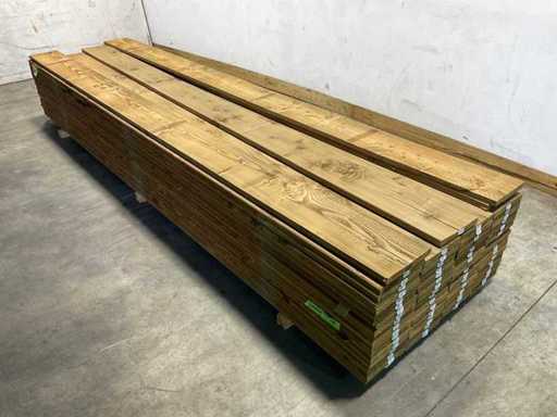 Tavole Douglas piellata/finemente segate 400x24,5x2,8 cm (40x)