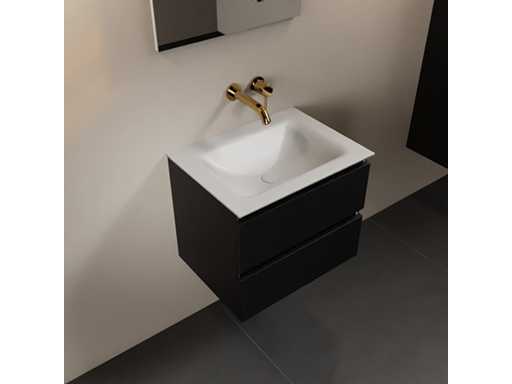 Bathroom cabinet black 60cm 