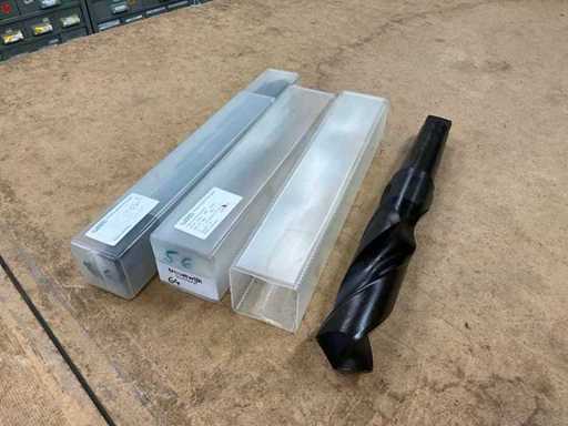 DIN 345 Type N HSS Twist Drill with Morse Taper 56.00 mm (2x)