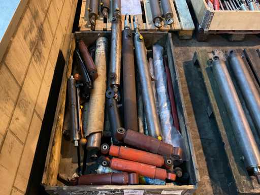 Partij hydraulische werkcilinders