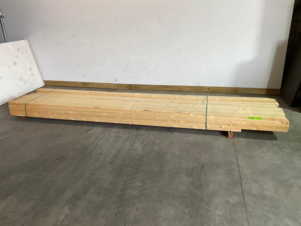 spruce board 390-450x14x3.5 cm (30x)