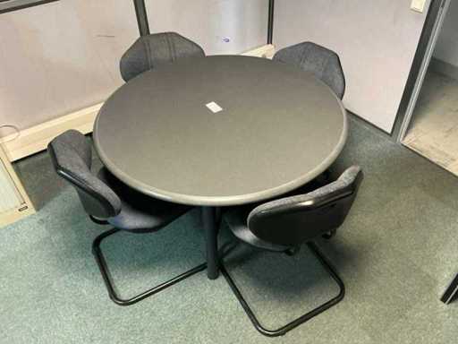 Round table and 4 chairs