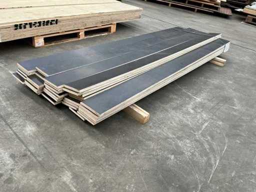 Bandes de contreplaqué en béton (39x)