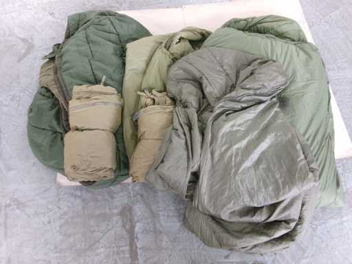 Schlafsack Mix, gebraucht, beschädigt (R16) (12x)