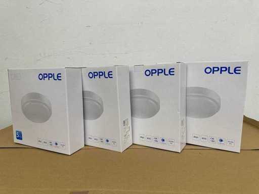 Opple - LED-WM-P R300-16,5W-MD Lumini de perete/tavan (4x)